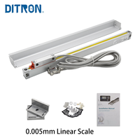 Linear Glass Scale 0.005mm Linear Optical Grating Ruler Sensor,9 Pin Connector