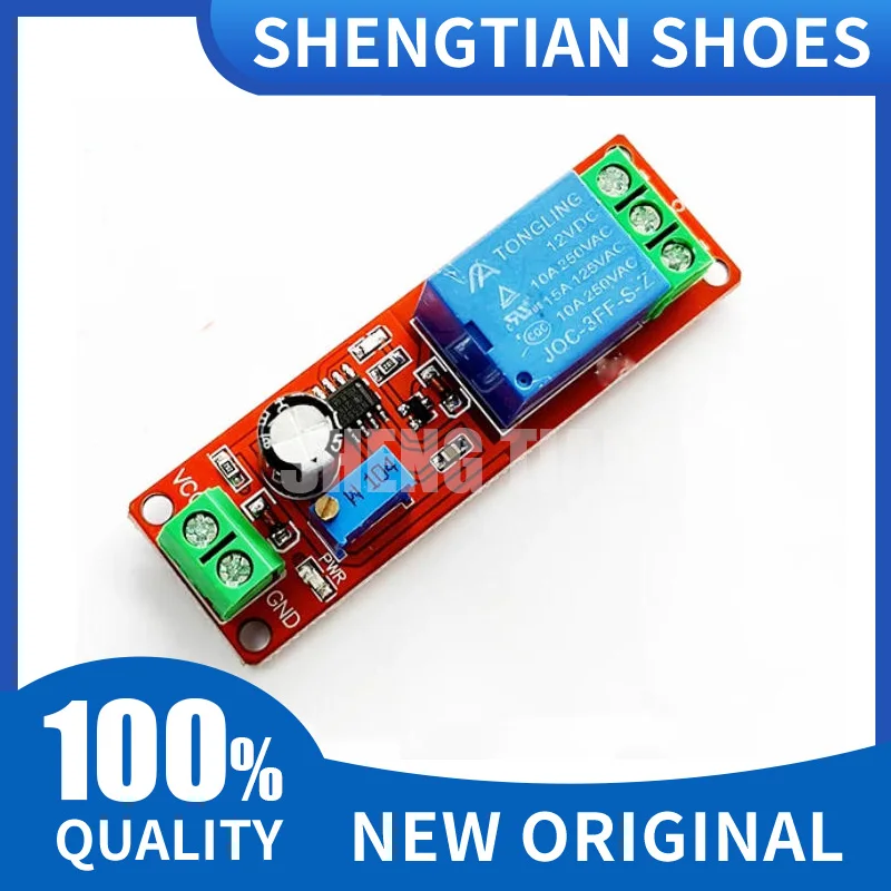 1PCS 12V Time Delay Relay Module NE555 Time Relay Shield Timing Relay Timer Control Switch Car Start Delay Switch Board