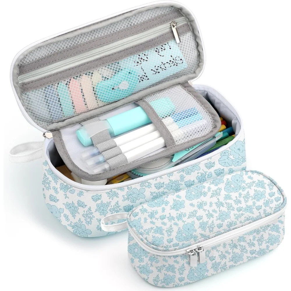 Large Capacity Multi-Layer Canvas Pencil Case 1
