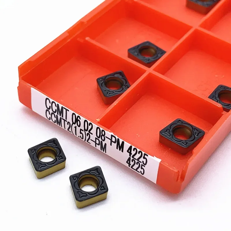 High Quality CCMT060204 PM 4225 Carbide Insert Internal Turning Tools Metal Lathe Tool CCMT 060208 PM4225 Turning Inserts