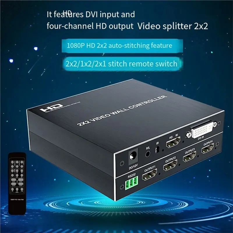 compatible-4-screen-splicer-1080p-2x2-video-wall-controller-tv-splicing-box-1x2-1x3-1x4-edge-adjustment-rs232-y41a