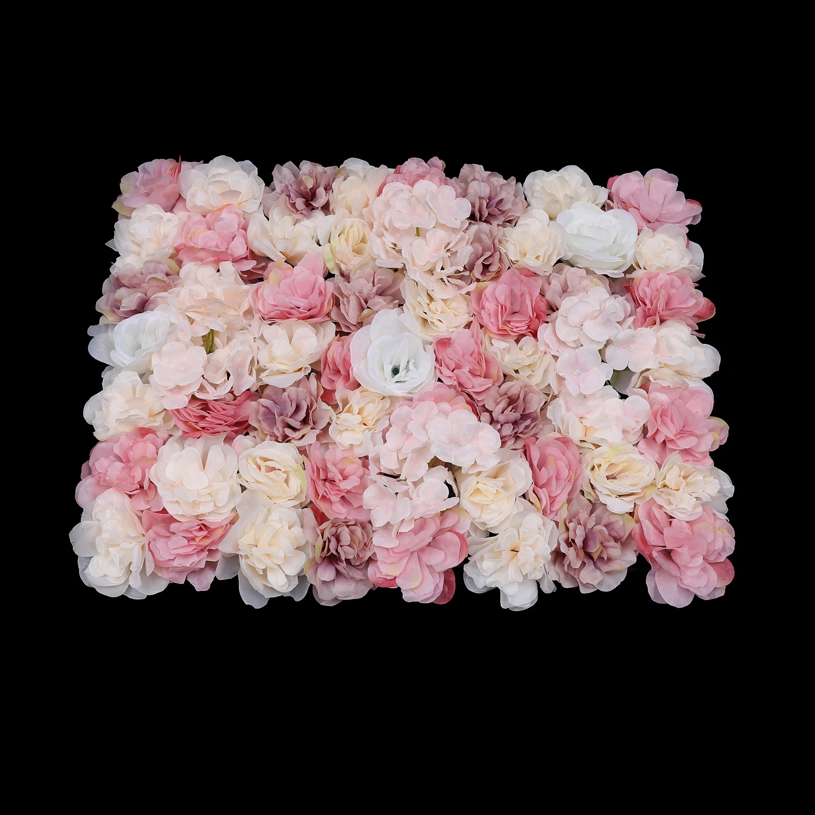 Silk Plastic Flower Walls Artificial Flower Wall Panels Wedding Party Background