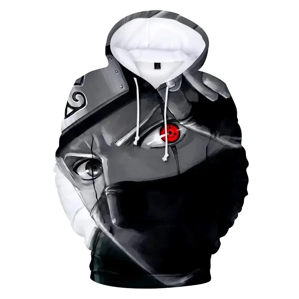 Uzumaki Naruto Boys Girls Hoodie Hatake Kakashi Men's Hoodie 3D Printing New Style Pullover Anime Men's Hoodie Fashion Mens Wear