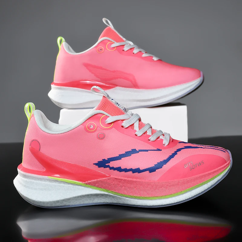 

2025 New Autumn Men's Shoes - Breathable Mesh Running Shoes, Cushioned Carbon Plate Speed Training, Anti-Slip Durable Hiking Sho