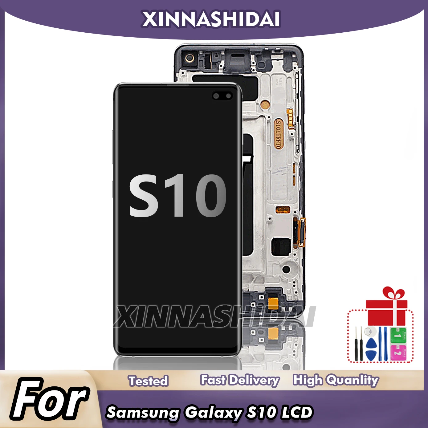 NEW TFT LCD For SAMSUNG Galaxy S10 G973F/DS G973U G973 SM-G973 Display ouch Screen Digitizer Replacement