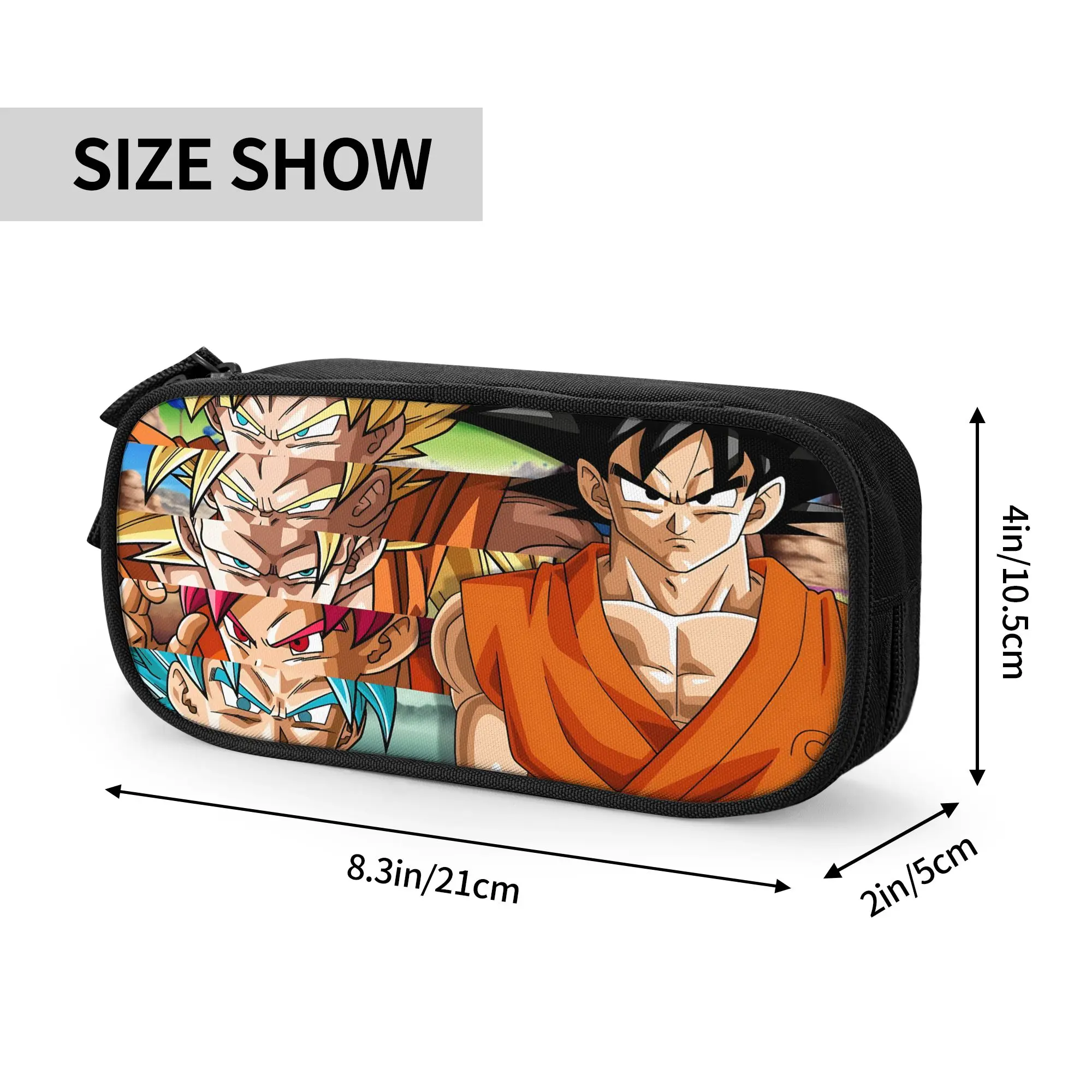 Custom Dragon Ball Z Large Capacity Bags for Child  School Pencil Bag for Boys Gilrs Kids