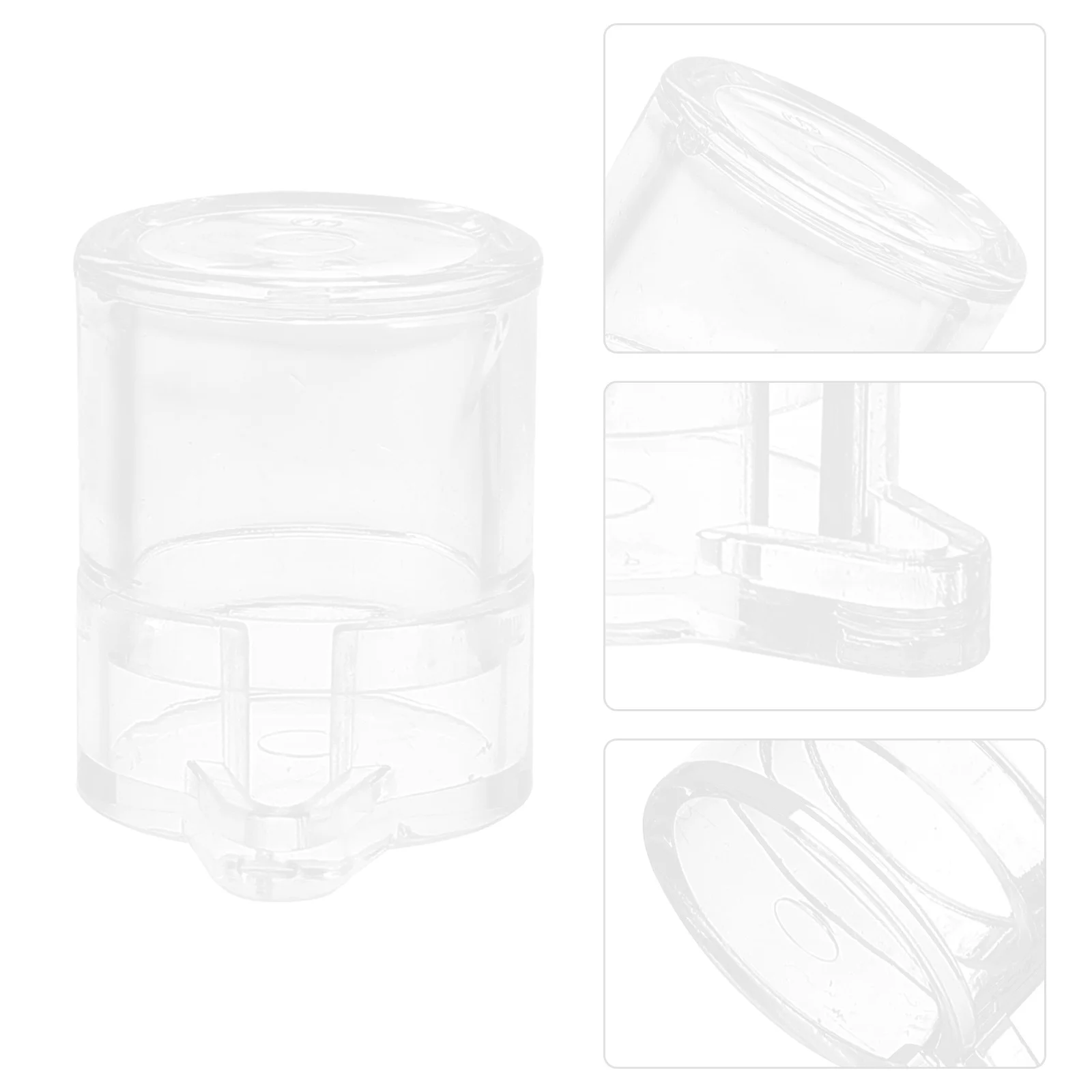 

Ants Nest Water Feeding Bowl Acrylic Durable Clear Stable Practical Ant Feeding Container for Formicarium Ants Nest Set