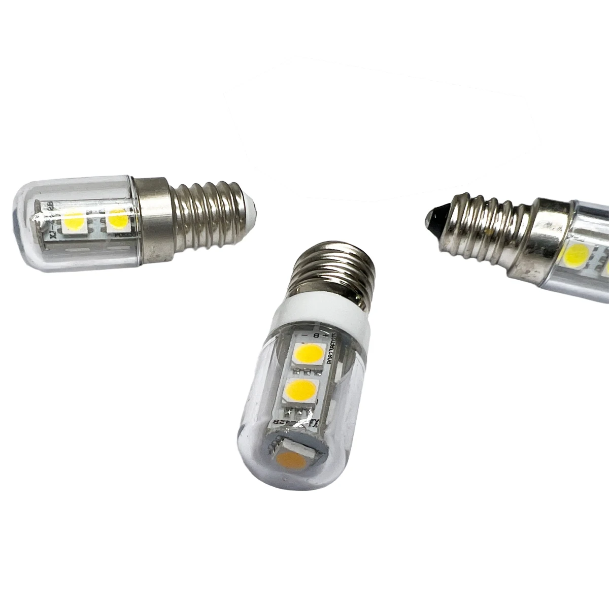 Mini E14 E12 E17 LED lampadina a mais AC 110V 220V 5050 SMD 1W lampade per frigorifero cappa da cucina macchina da cucire frigorifero