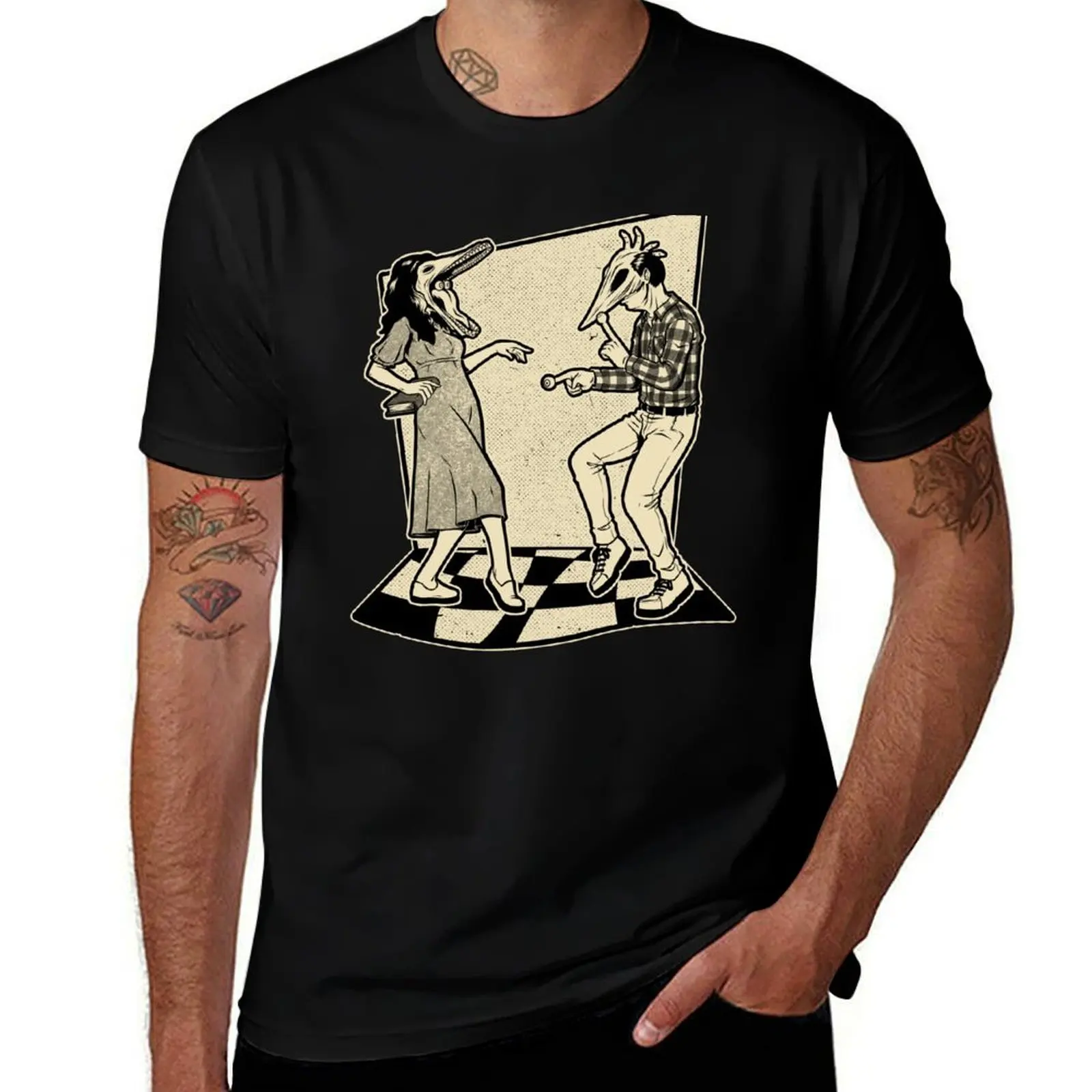 

Ghost Couple Dance - Classic Horror Movie T-Shirt Comfortable Work Wear Tee