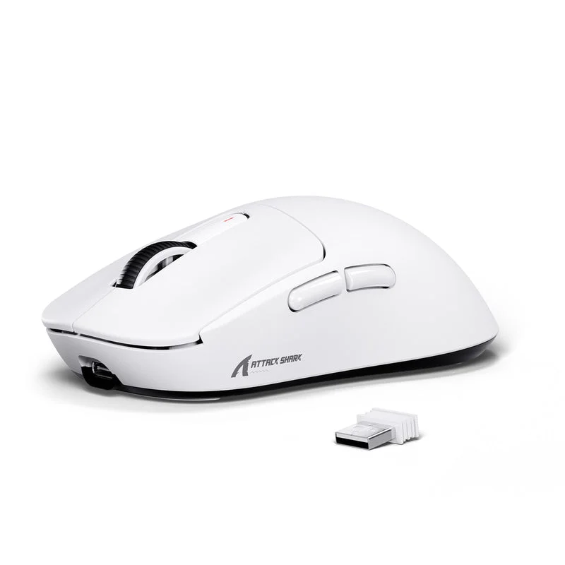

ATTACK SHARK X3 49g Lightweight Mouse Wiredless Tri-Mode Connection, 26000dpi, 650IPS, PAW3395,Macro Gaming Mouse