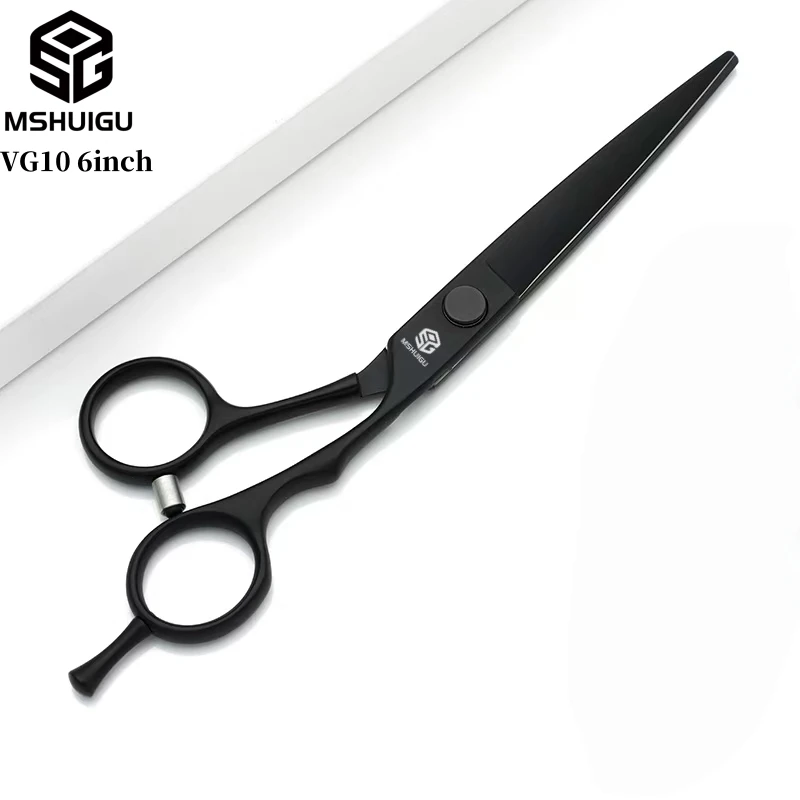 MSHUIGU Professionelle Friseurschere, 15,2 cm, multifunktionale Haarausdünnungsschere, japanischer VG10-Stahl, Salon-Haarwerkzeuge – Detail 6