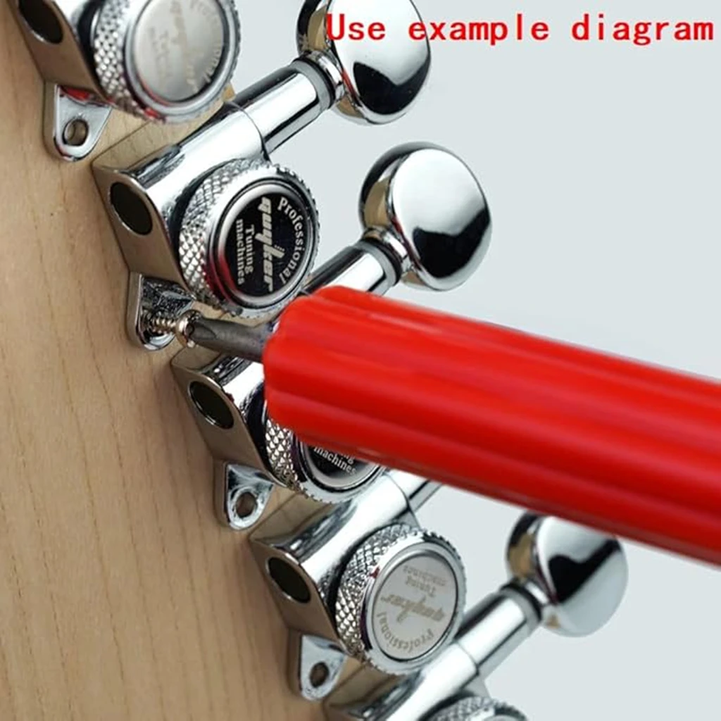GUYKER 4-in-1 Guitar String Winder Roll Peg Puller Bridge Pin Remover Tool for Acoustic Electric Guitars - Guitarist Essential view 3