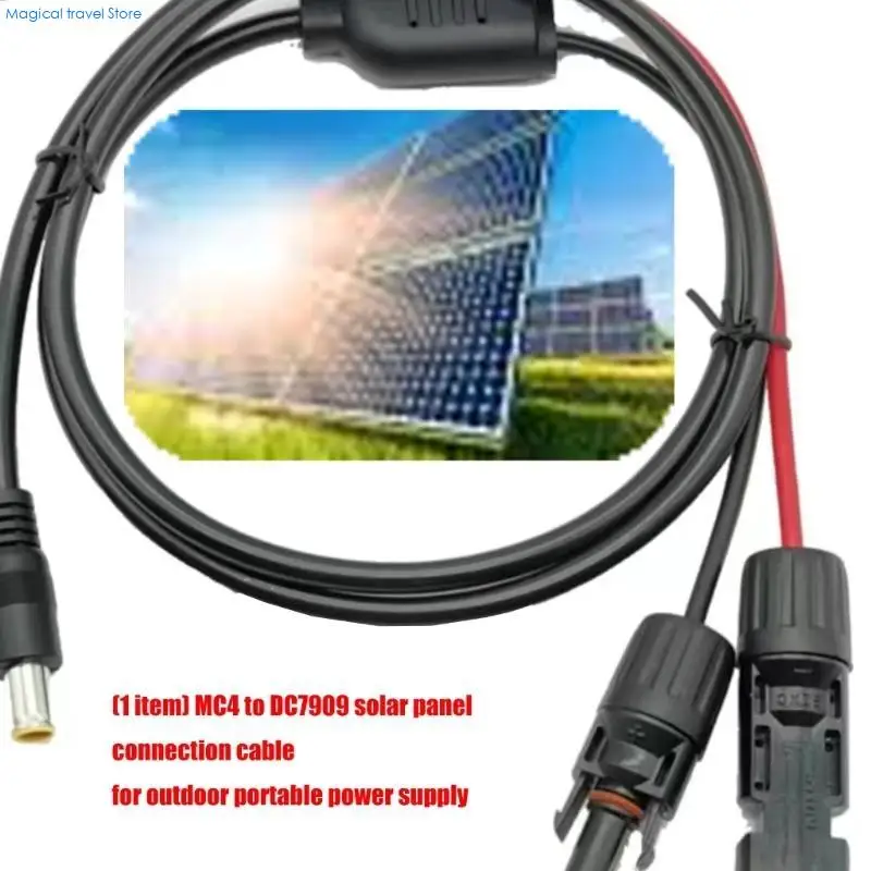 N2UB Universally Solar 4 To DC7909 Charging Cable For Solar Panel Mobile PowerBanks