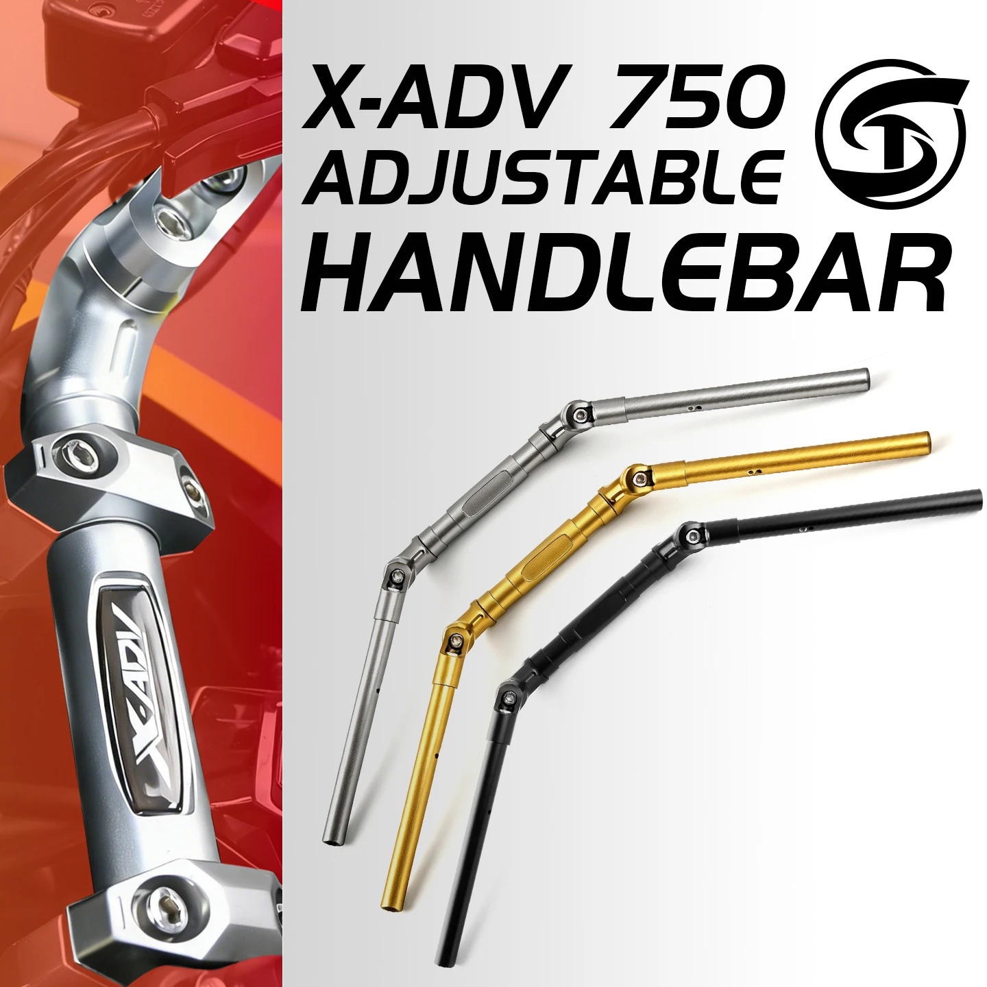

Suitable for HONDA XADV 750 X-ADV 750 ADV 350 2021-2026 motorcycle aluminum alloy adjustable anti rust handle, accesorios moto