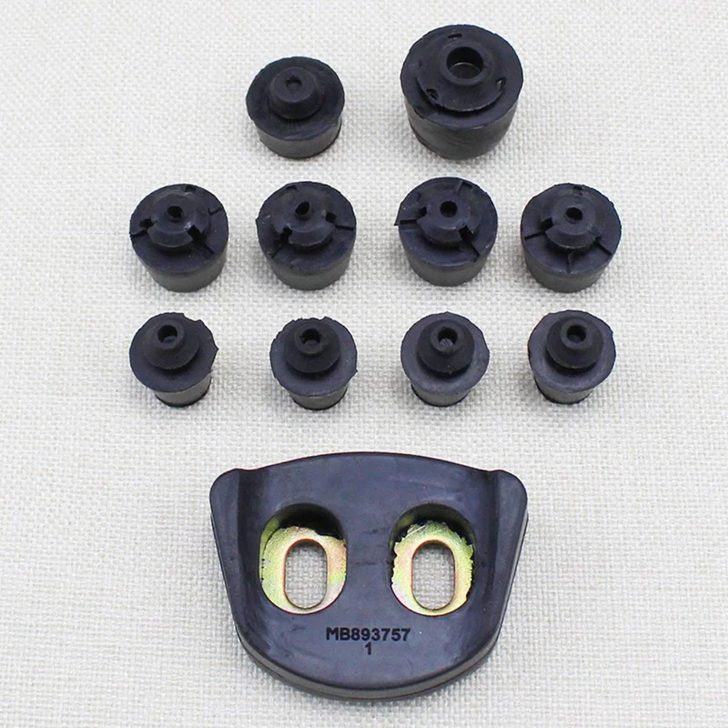 33Pcs Car Door Dampers Buffer Pad Bump Stop Shock Rubber For Mitsubishi Pajero Montero V31 V32 V33 V43 V45 V73 V77