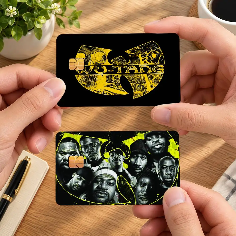 Rapper Hip Hop W-WU-TANG-ES Decorative protective stickers for bank debit cards bus and metro credit cards stickers
