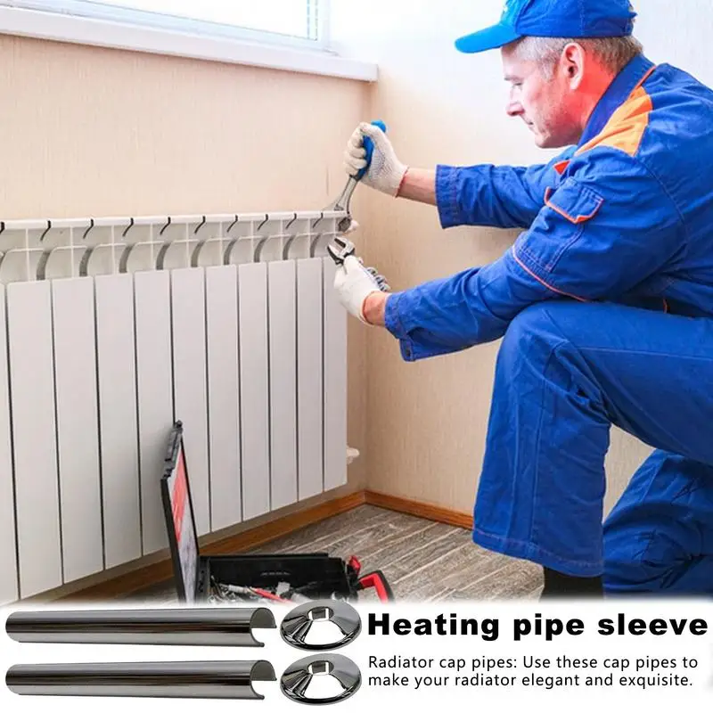 Pipe Collars Pipe Collars Cover Sleeves for Water Pipes Portable Radiator Pipe Covers Sleeve for Toilet Kitchen House Decor