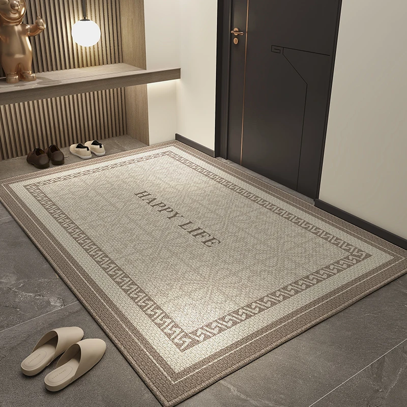 

VIKAMA Crystal Velvet Carpet Entry Door Kitchen Wear-Resistant Floor Mat Bathroom Water Absorbing Anti-Slip Home Decoration