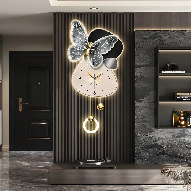 Fashion Design Wall Watch Digital Led Living Room Luxury Modern Restaurant Wall Clocks Bedrooms Reloj De Pared Home Decoration