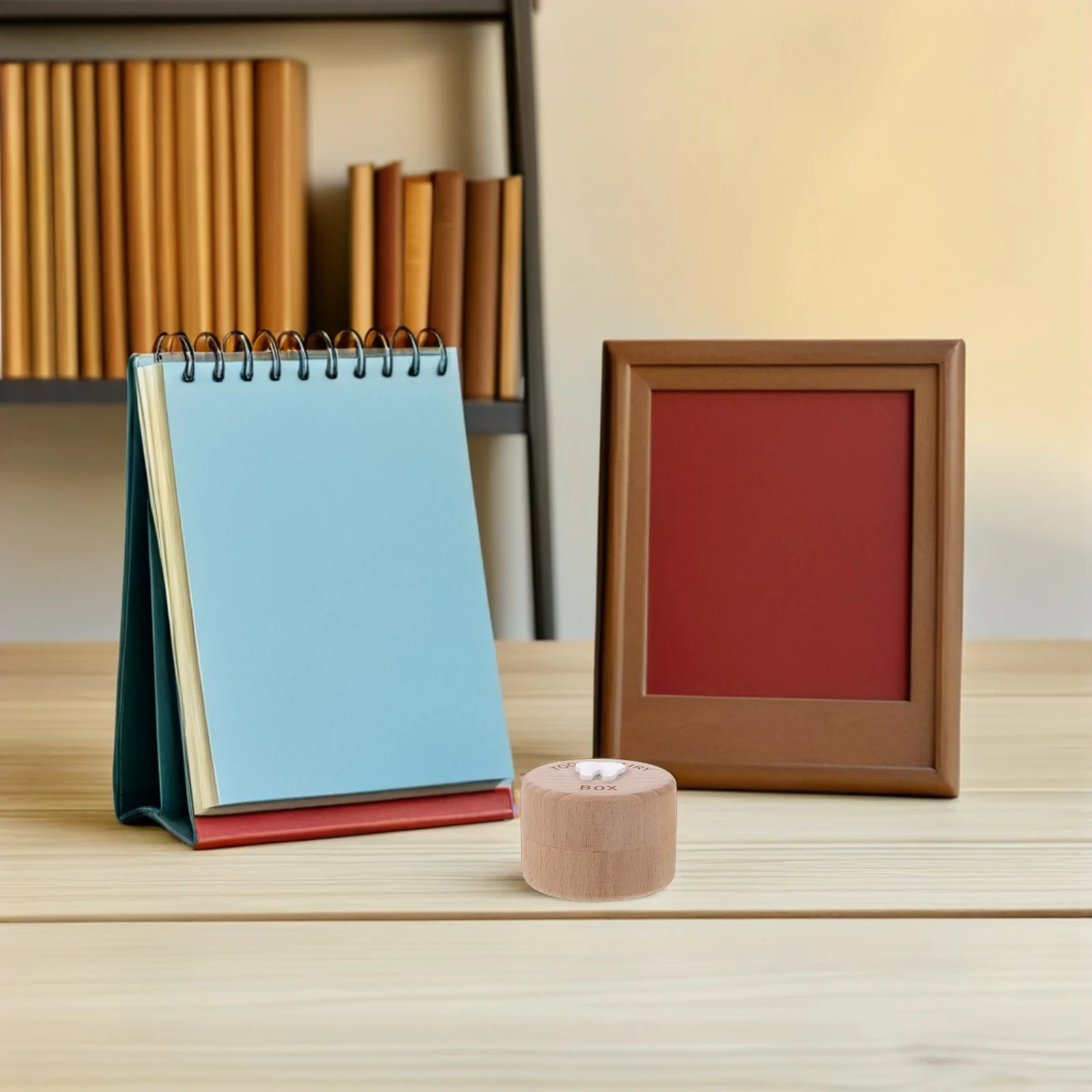 2 قطعة أسنان الطفل الجنية صندوق تذكار حامل الأسنان الخشبية 2x2x1.4 الحليب الأسنان التخزين المنظم فقدت الأسنان الحاويات #2