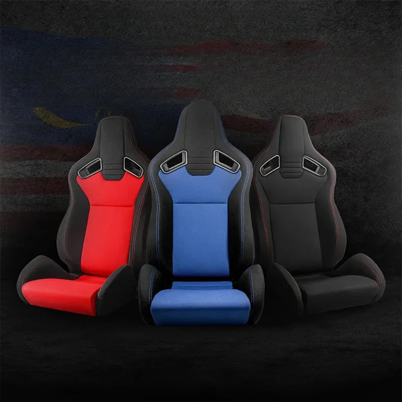 Auto Accessories High Performance OEM Speedster Fabric Sport Car Seat Featuring Adjustable Recline And Racing Style