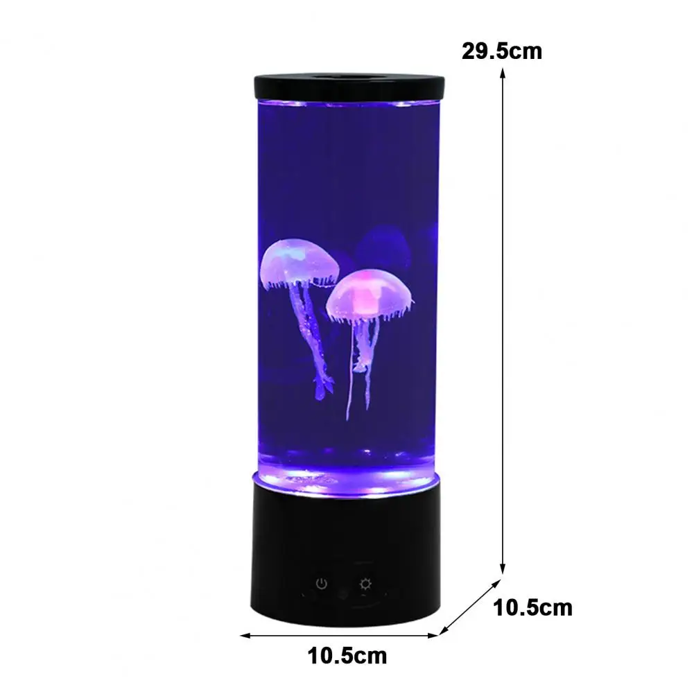 Creative Jellyfish Light Led Aquarium Night Light 17 color Lighting Remote Control Fantasy Bedside Lamps Christmas Gift