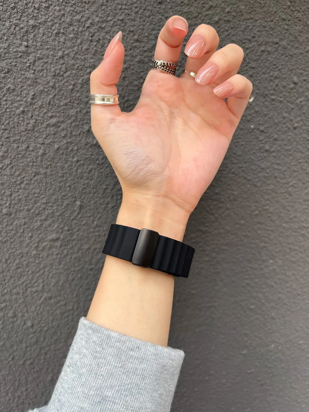 22 mm 20 mm Ozean-Silikonarmband für Samsung Galaxy Watch 7 6 5 4 40 mm/44 mm Magnetband für Galaxy Watch 6 Classic 43 mm 47 mm – Detail 14