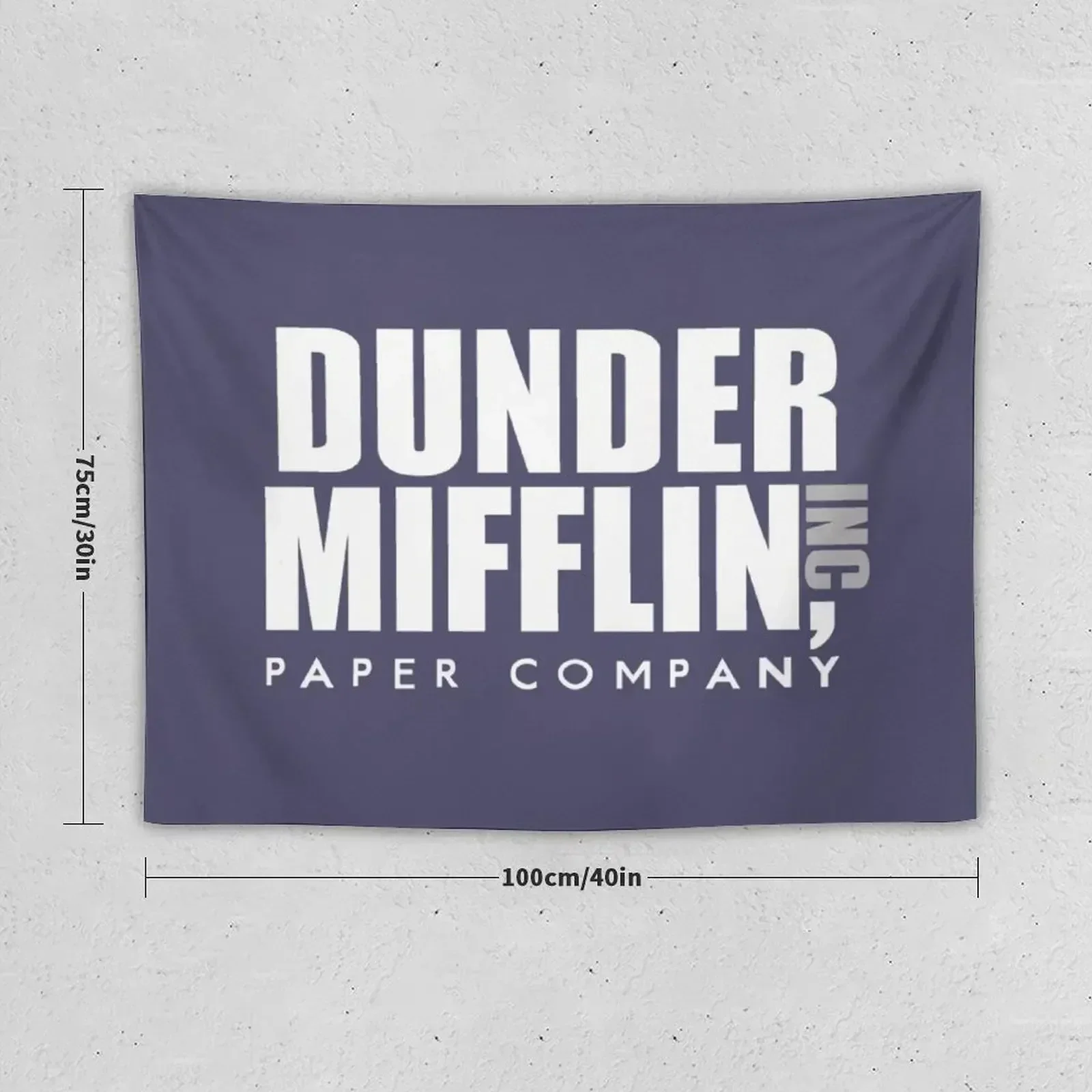 Dunder Mifflin Inc. Tapestry Bedroom Organization And Decoration Aesthetic Room Decorations Tapestry