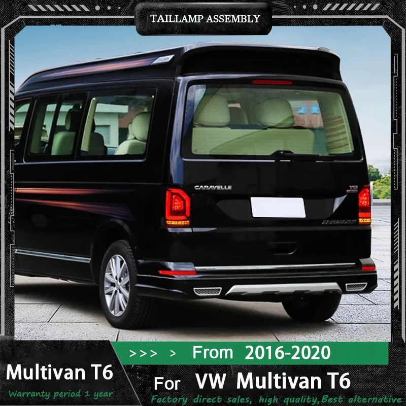 

Car Stuff Styling For VW Volkswagen Caravelle Multivan T6 2014-2020 Rear Lamp DRL Taillight Highlight LED Reverse Auto Accessory
