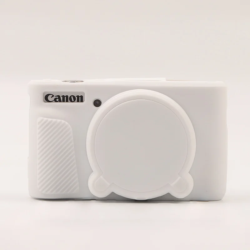 For SX740 HS Digital Camera Case Silicone Cover For Canon G7X Mark II III G7X2 G7X3 SX730 SX740HS Soft Protector Bag