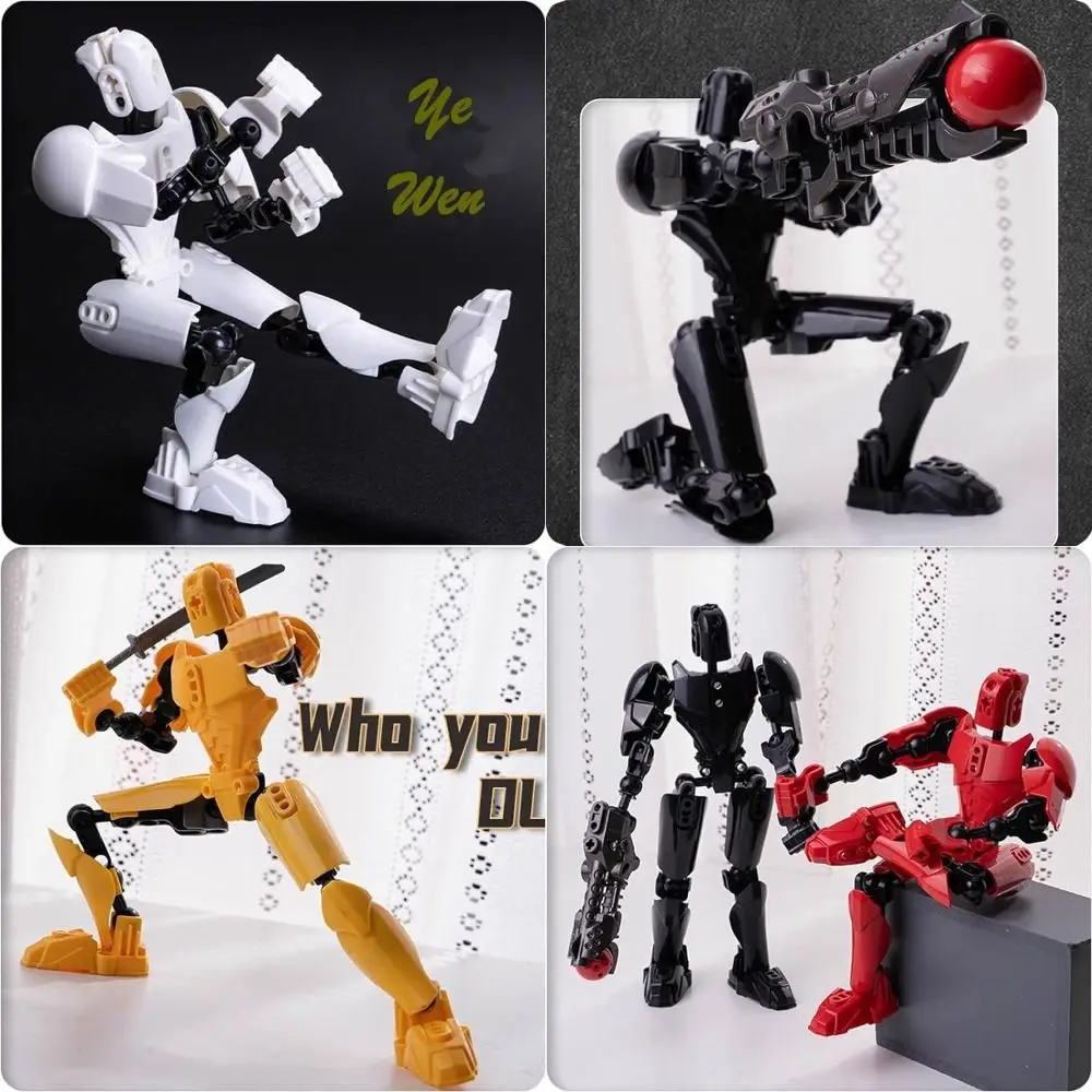 

Desktop Decoration 3D Printed T13 Action Figure ABS Multi-Jointed Movable 3D Printed Mannequin Toy Upgraded Shapeshift Robot