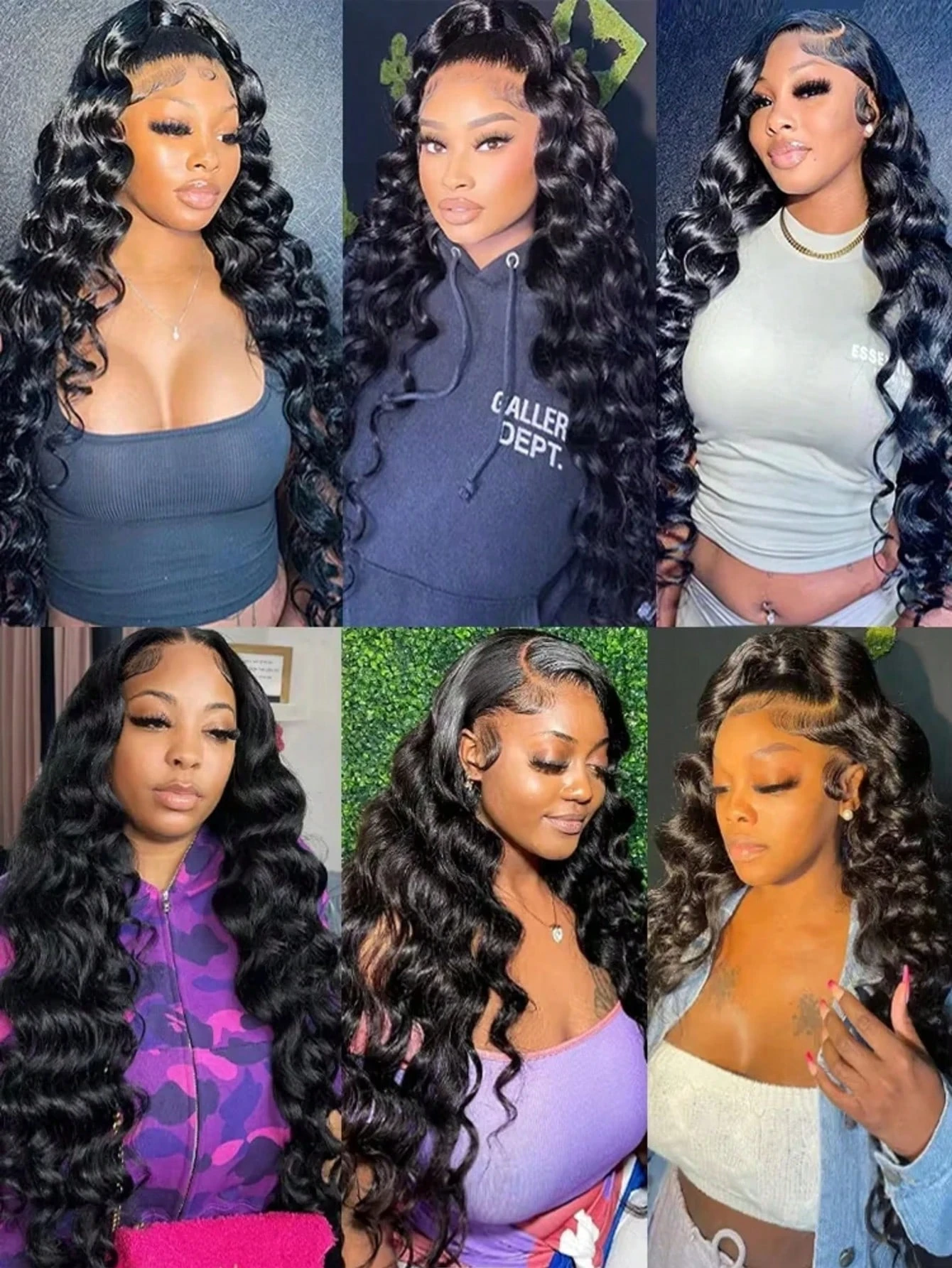 فضفاض موجة عميقة موجة فضفاضة 13x4 HD الدانتيل الجبهة خصلات الشعر المستعار الإنسان الطبيعي مجعد متموج 13x4 الدانتيل الباروكات الأمامية للنساء 250% الكثافة