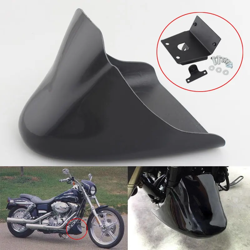 

Motorcycle Front Bottom Spoiler Mudguard Air Dam Chin Fairing For Harley Sportster XL 883 1200 48 72 Iron Roadster SuperLow