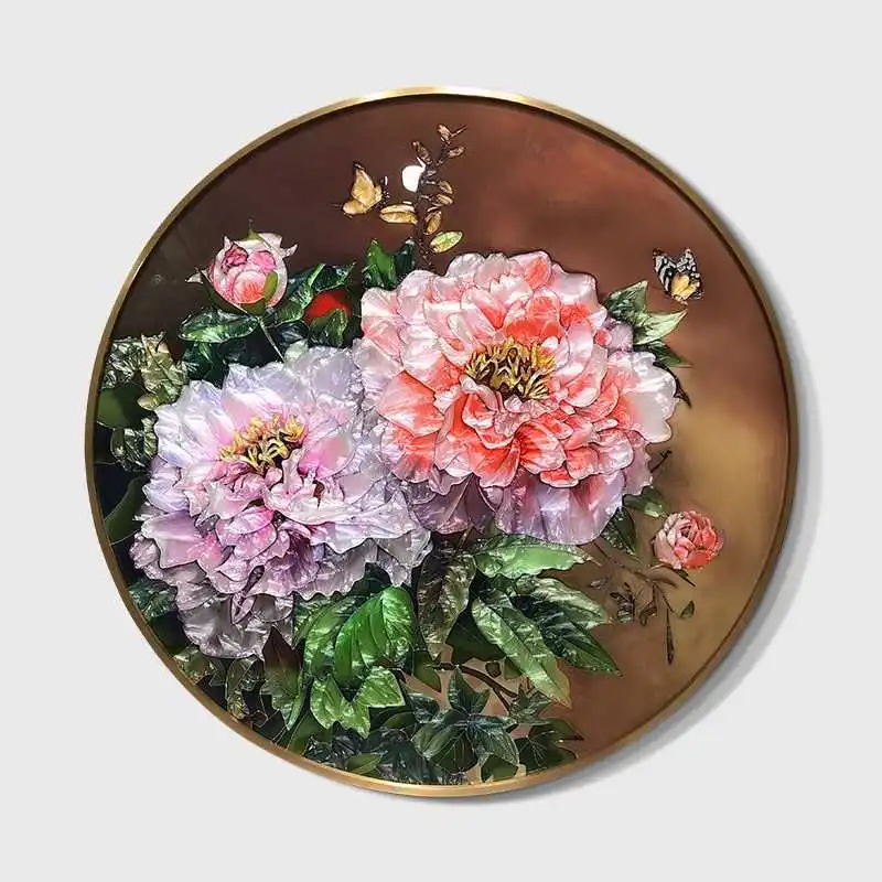 

Pure handmade enamel decorative painting entrance living room mural