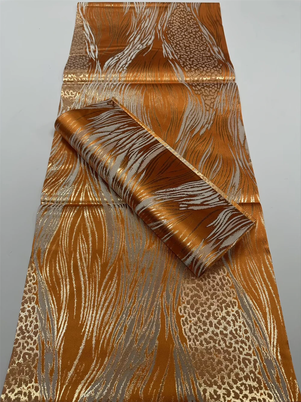 2 Pieces SEGO Head Tie Pink African Hairwrapper Gele & Ipele Headscarf  Headgear Fabric For Wedding