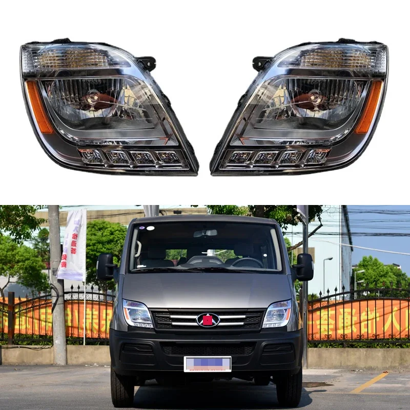 

For 2011 -2023 SAIC MAXUS V80 EV80 Car Accessories Headlight Assembly High beam low beam turn signal Night running light