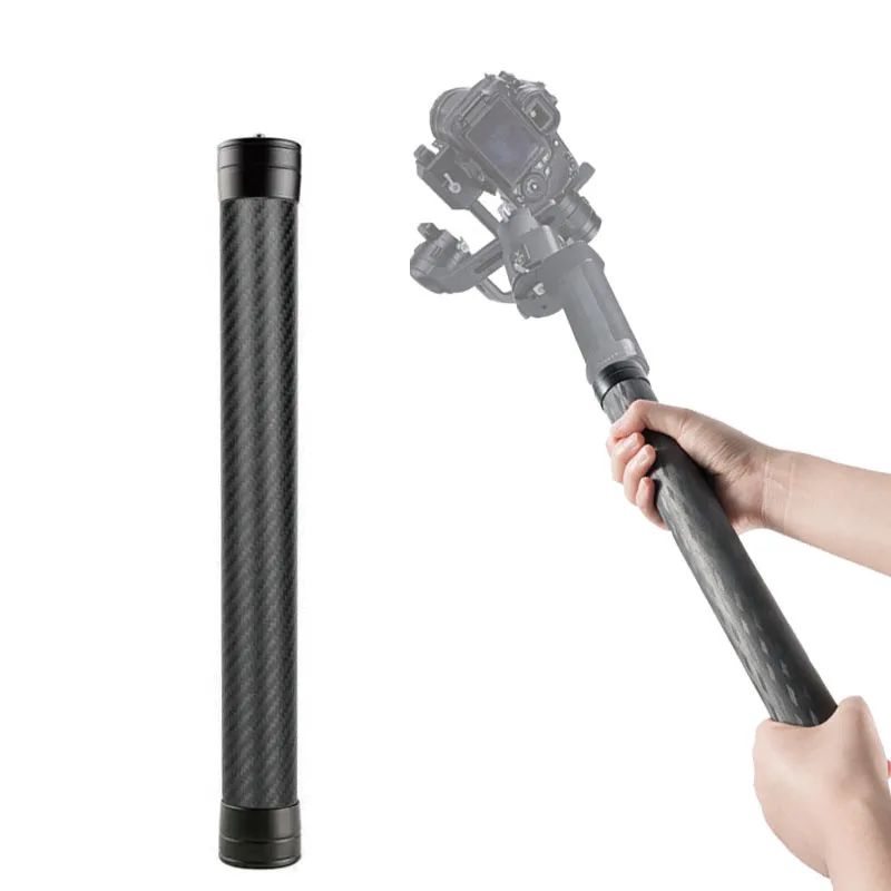 Kohlefaser-Gimbal-Verlängerungsstange Einbeinstativ DSLR Spiegellose Kameras DJI Ronin-S SC RS2 RS3 Zhiyun Crane 2 3 Stabilisator Zubehör