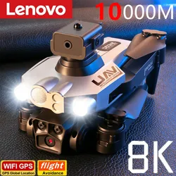 Lenovo LU200 Drone 8K GPS profesjonalna fotografia lotnicza WIFI lokalizacja przepływu optycznego czterokierunkowe unikanie przeszkód 10000M nowość