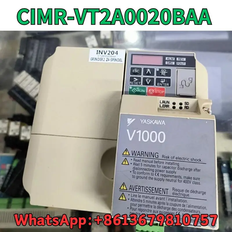 

Used Frequency converter CIMR-VT2A0020BAA test OK Fast Shipping