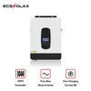 ECGSOLAX 1.8KW 하이브리드 태양광 인버터 12V 220V 그리드 인버터 80A MPPT 충전 컨트롤러 내장 순수 사인파 태양광 인버터 5