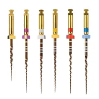 Instrumento Dental Pro limas cónicas doradas Super doradas Niti activación de calor limas de motor flexibles para Material de herramientas de dentista