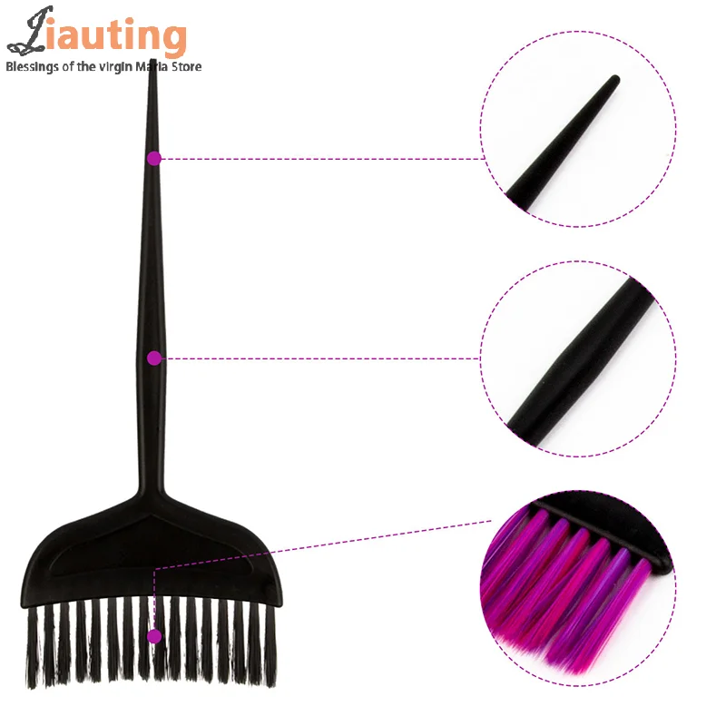 1PC Professional Hair Coloring Brushes Combs Salon Hair Tint Dying Tool Hair Dye Brush Hair Barber Hairdressing Styling Accessor