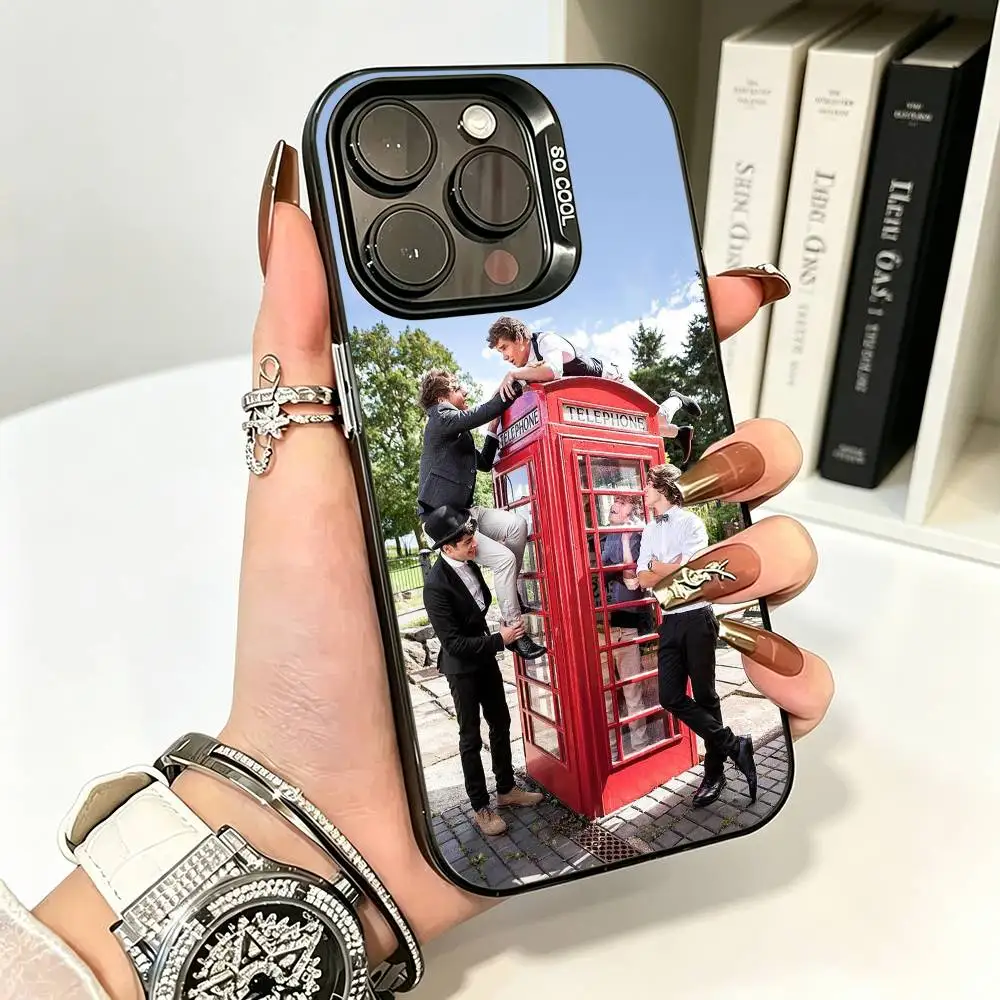 One D-Direction-ES B-Band Phone Case For IPhone17 11 12 13 14 15 16 Pro Max Plus Cover Colored Silver Funda Bumber - view 6