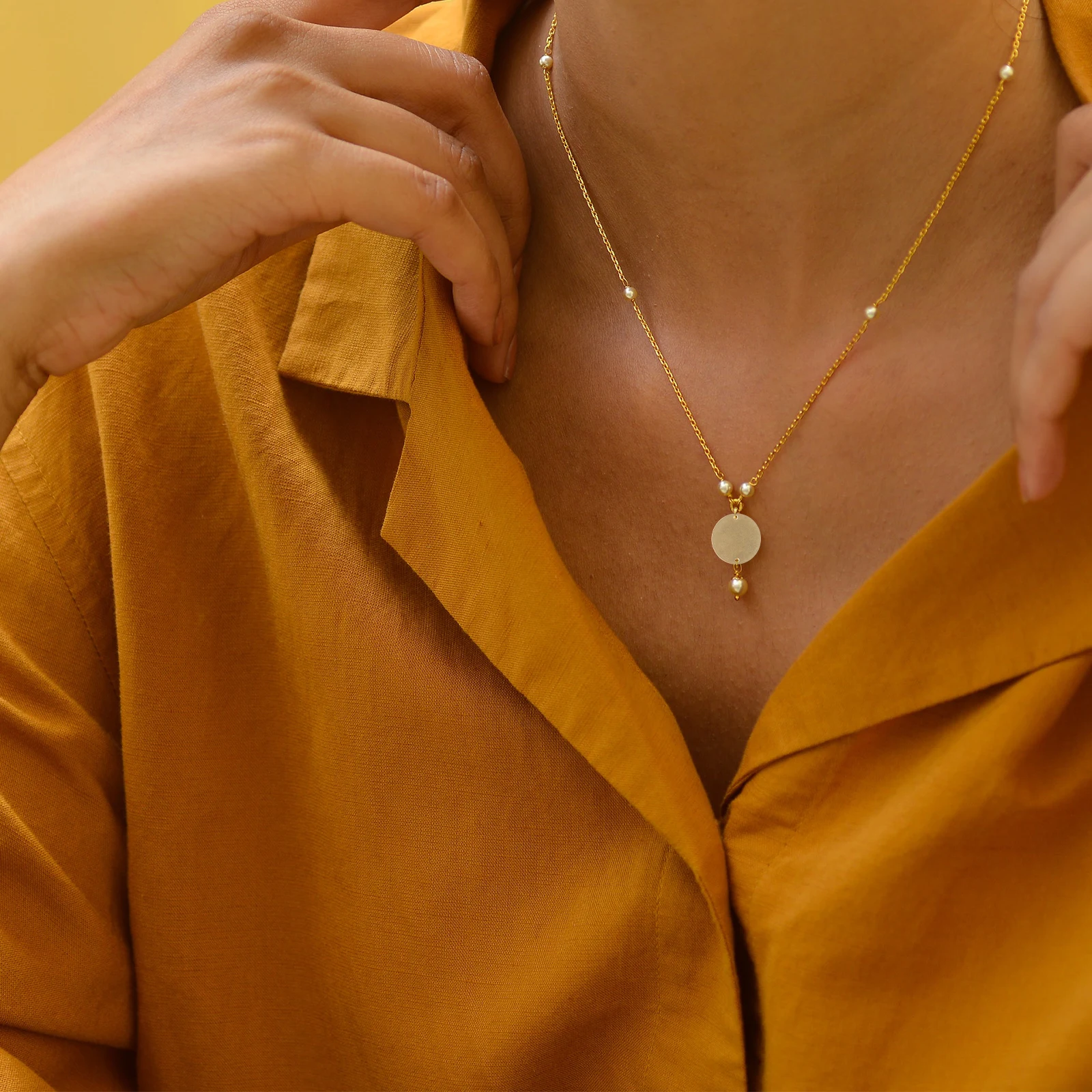 

10Pcs Round Brass Circle Disc Solid Blank Tag for Personalized Engraving Hanging Decor DIY Round Brass Circle Disc