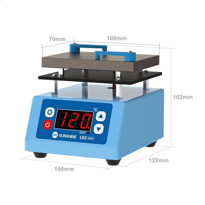 SUNSHINE LS2 MINI Heizung Maschine Smart Control Temperatur Telefon Motherboard Layered Verzinnung Werkzeug Kleber Entfernung Heiztisch