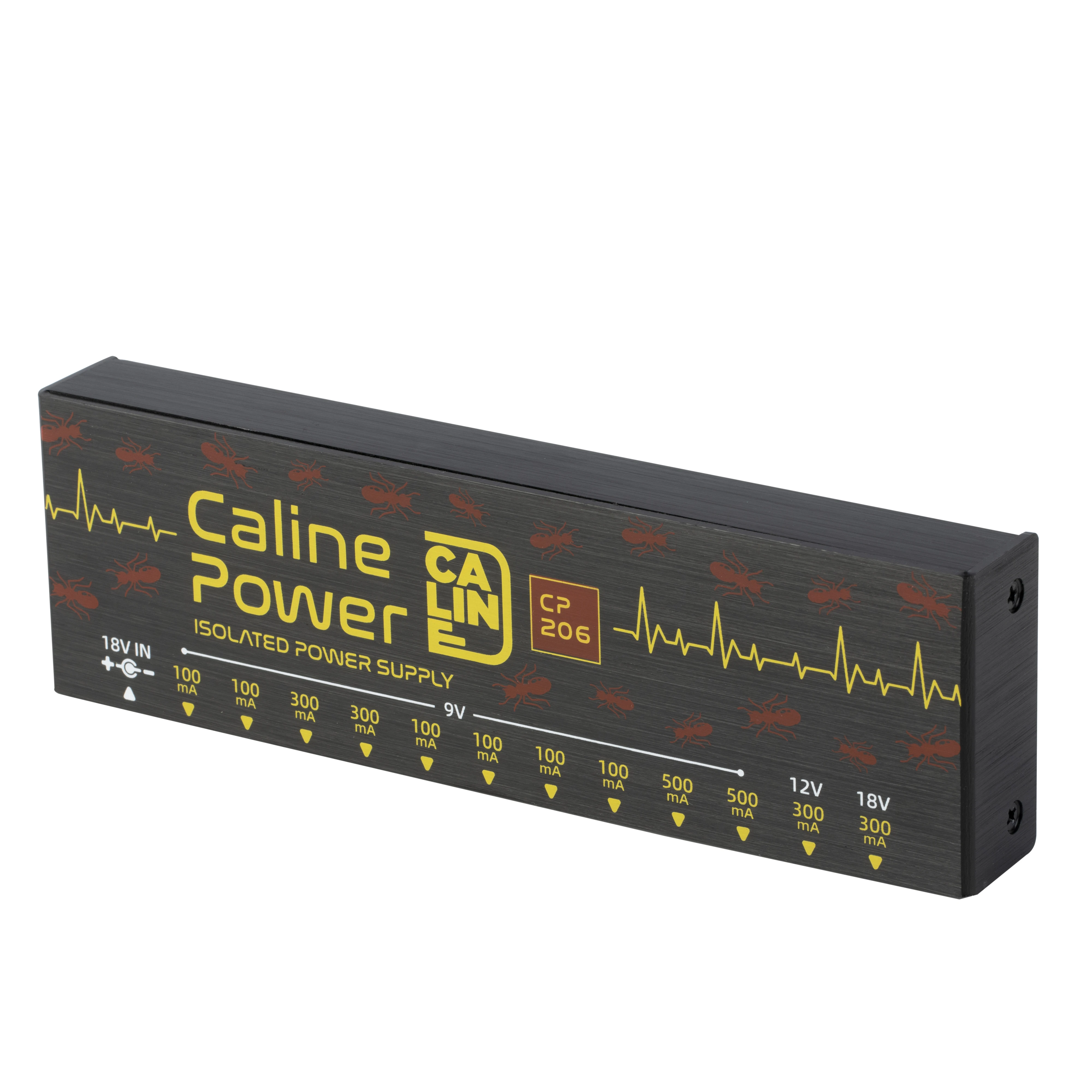 Caline Cp-206 Supply for Guitar 12 Isolated Output Tuner Short Circuit /overcurrent Protection Guitar Effect Power Supply Pedals