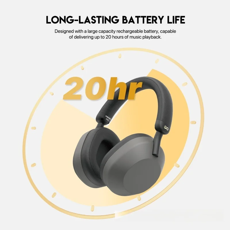 FANTECH GO TUNE WH06 سماعة لاسلكية تعمل بالبلوتوث سماعة الألعاب وضع مزدوج 40 مللي متر سائق 3.5 مللي متر كابل الصوت طويل التحمل سماعة هدية