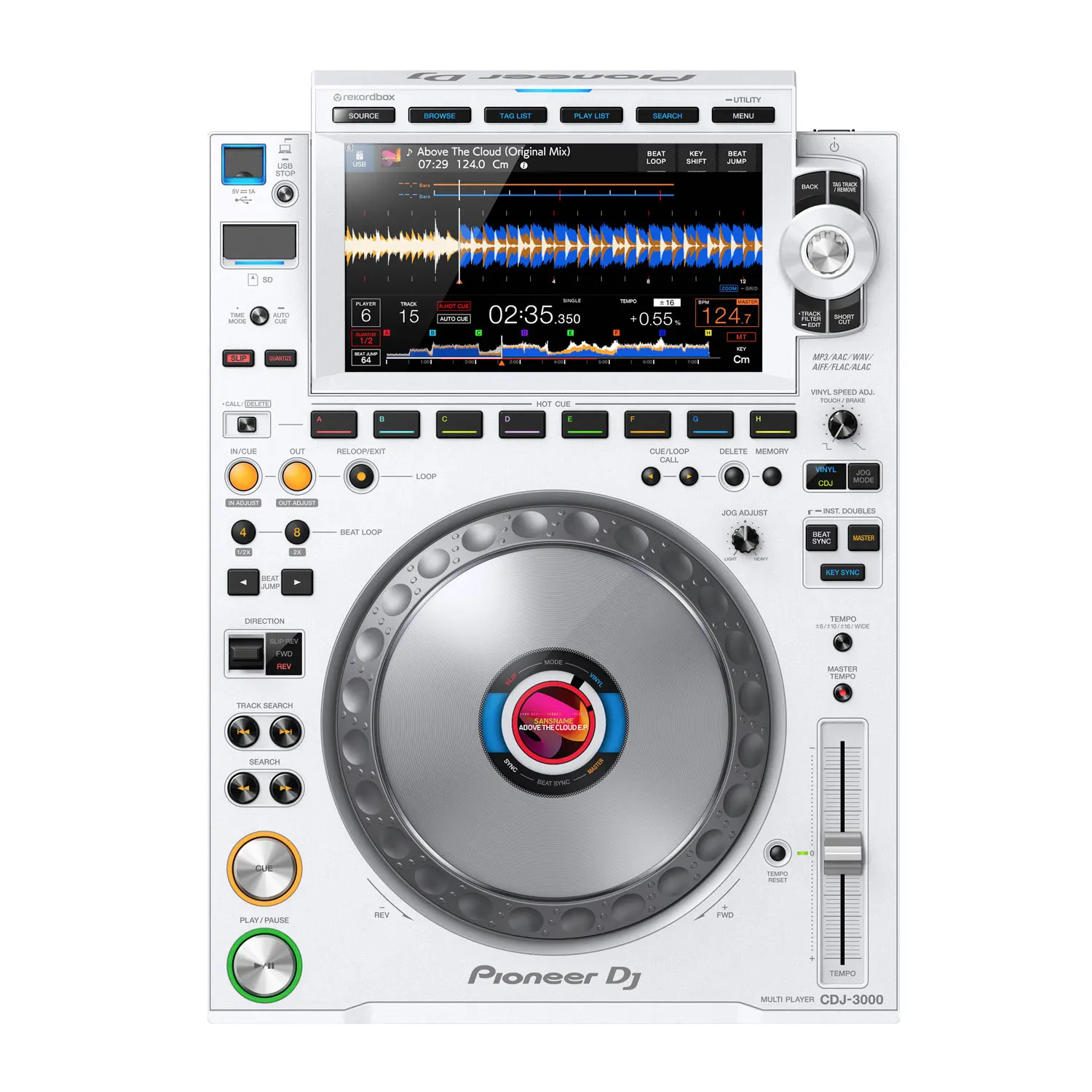 العلامة التجارية الجديدة بايونير DJ CDJ-3000-W الإصدار الأبيض 2 وحدات زوج وحدة تحكم DJ