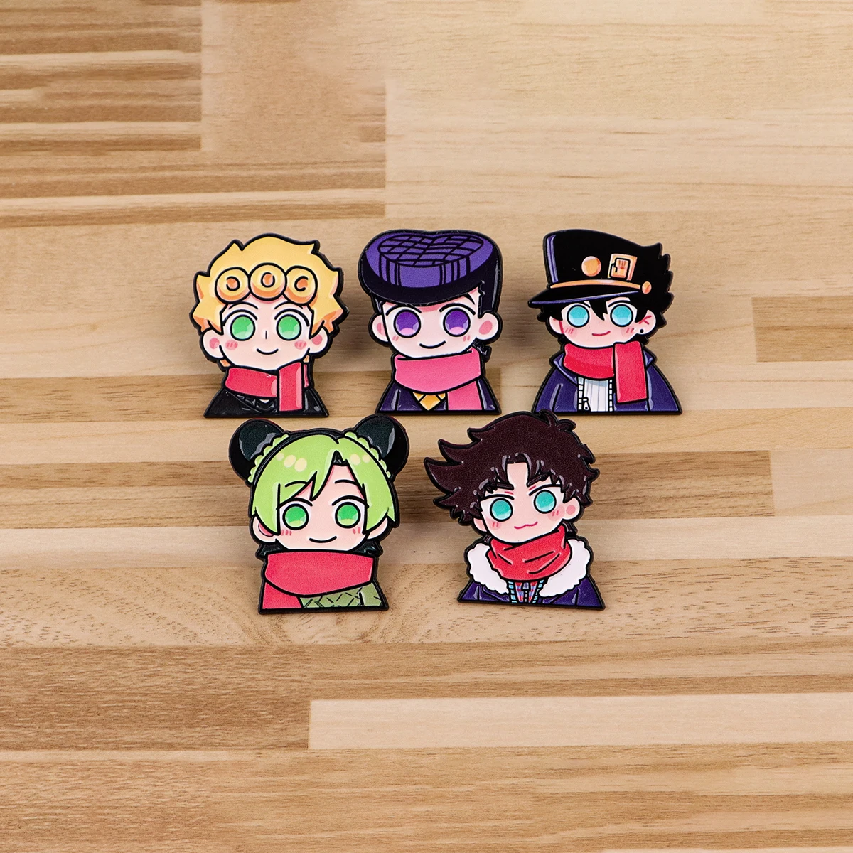 Cool Boy Enamel Pin Cartoon Badges on Backpack Manga Brooches Hat Lapel Pins Cosplay Accessories Toys Fans Gifts