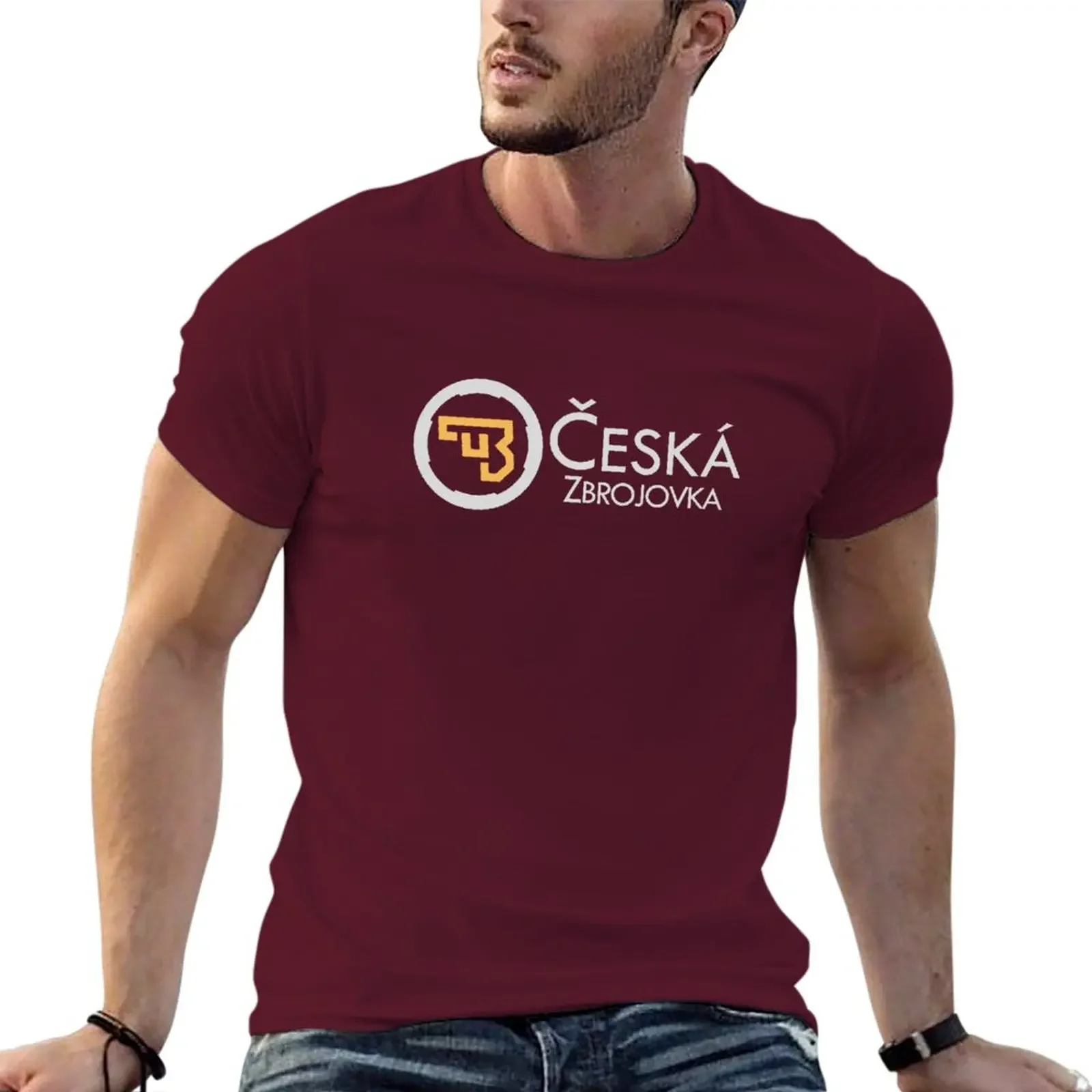 CZ Ceska Zbrojovka harajuku TShirt tees anime mens graphic t-shirts pack streetwear new in tops tees designer clothes graphic